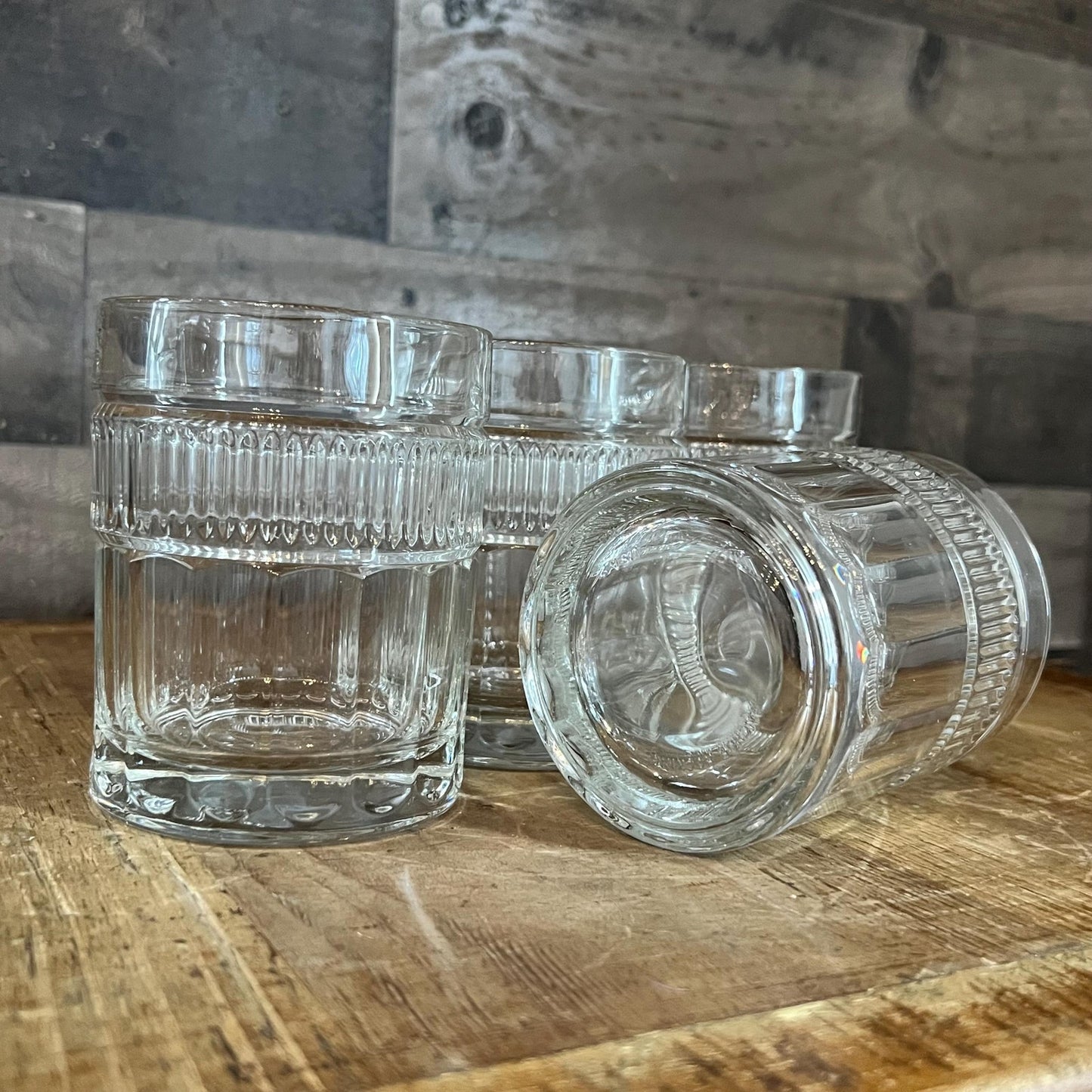 Anchor Hocking Annapolis Double Old Fashioned Rocks Glasses - Set of 4