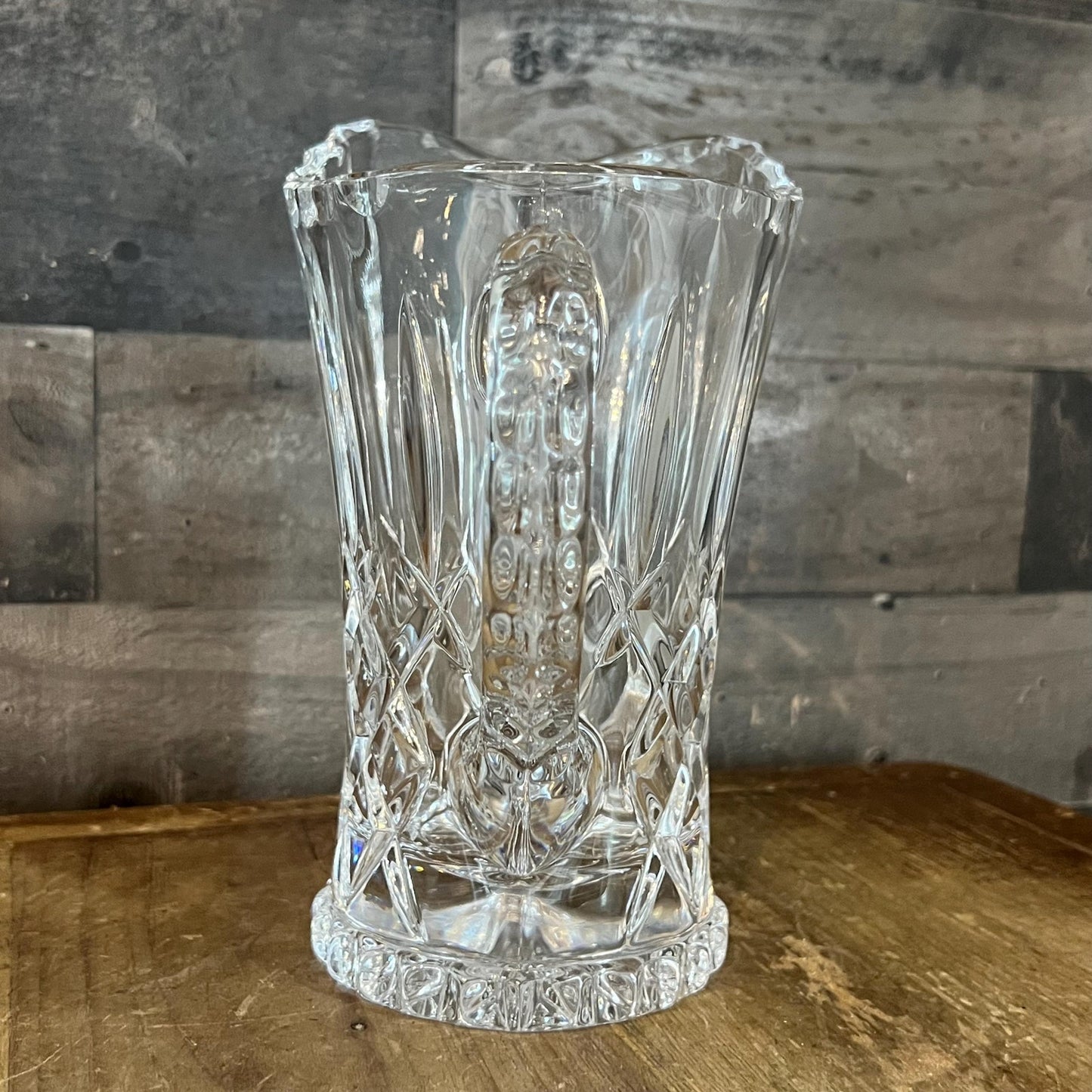 Gorham Crystal King Edward Handled Pitcher