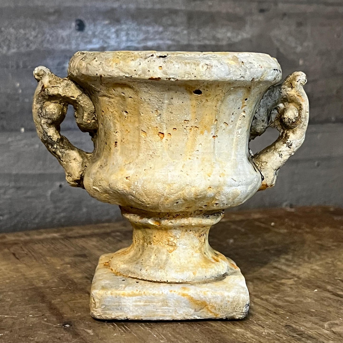 Petite Concrete Handled Urn