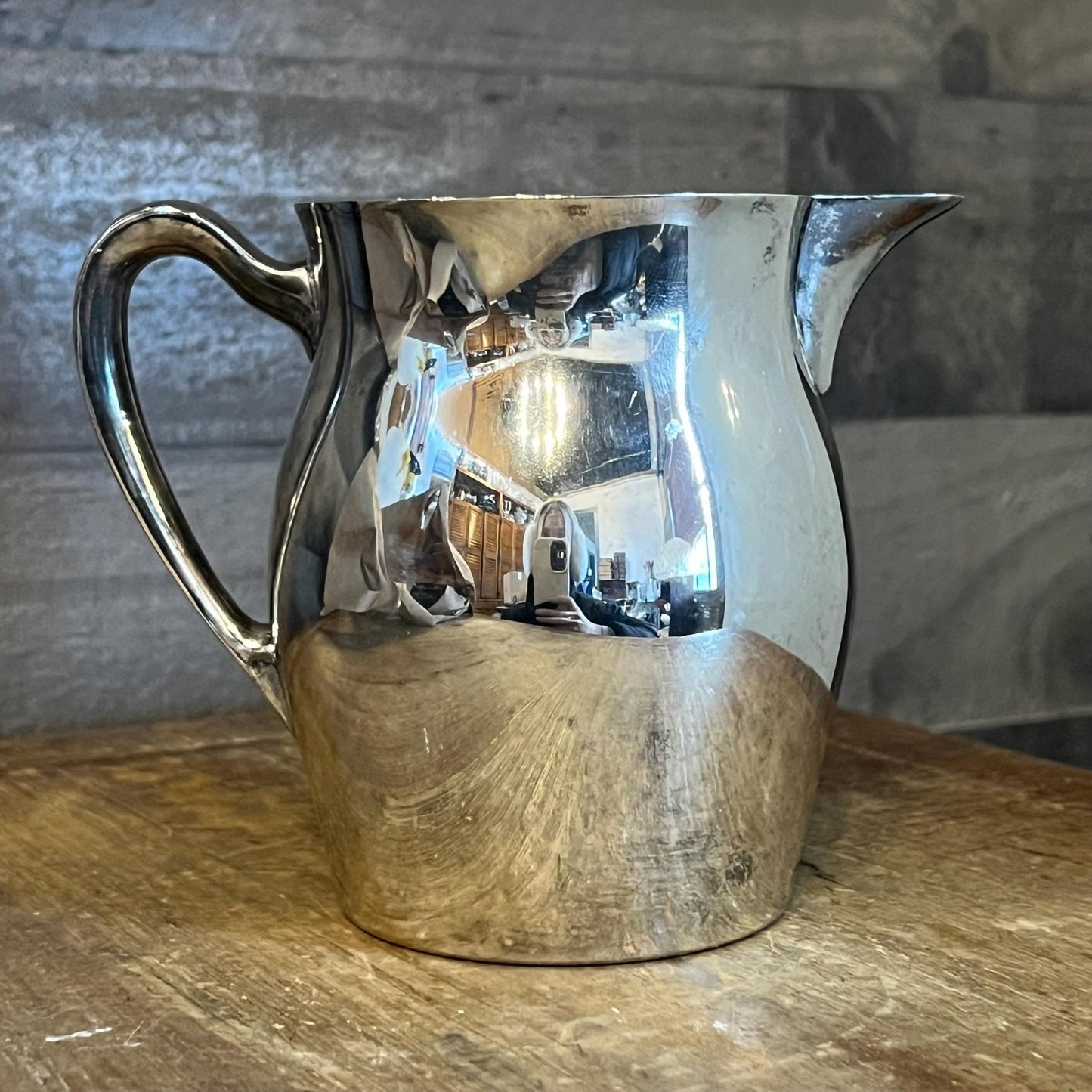 Vintage Authentic Reproduction EPCA Silverplate by Poole 526 Petite Pitcher
