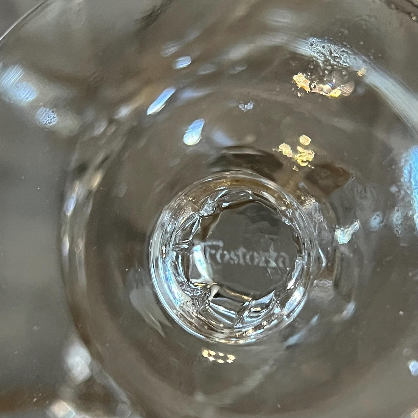 Fostoria Wedding Ring Champagne Glasses - Tall Sherbet Glasses - Set of 6