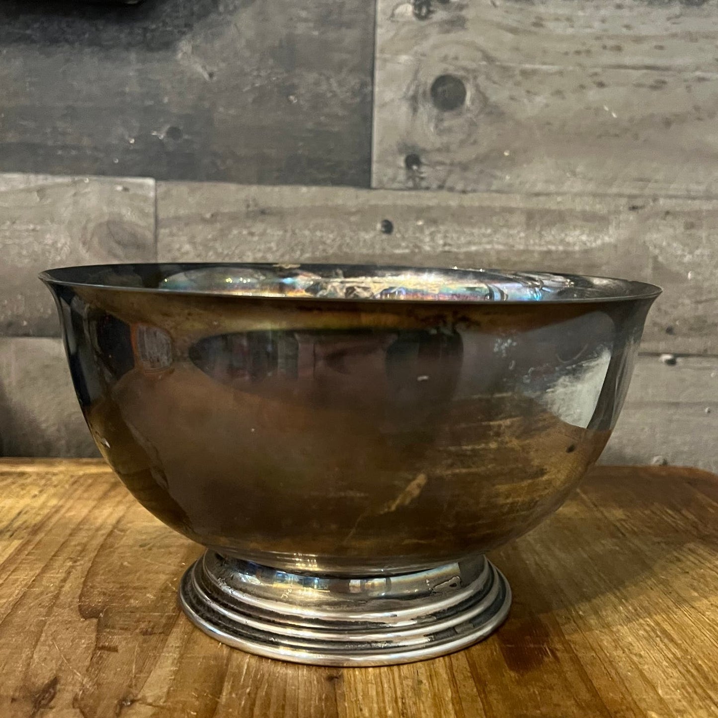 Vintage Silverplated Footed Pedestal Bowl