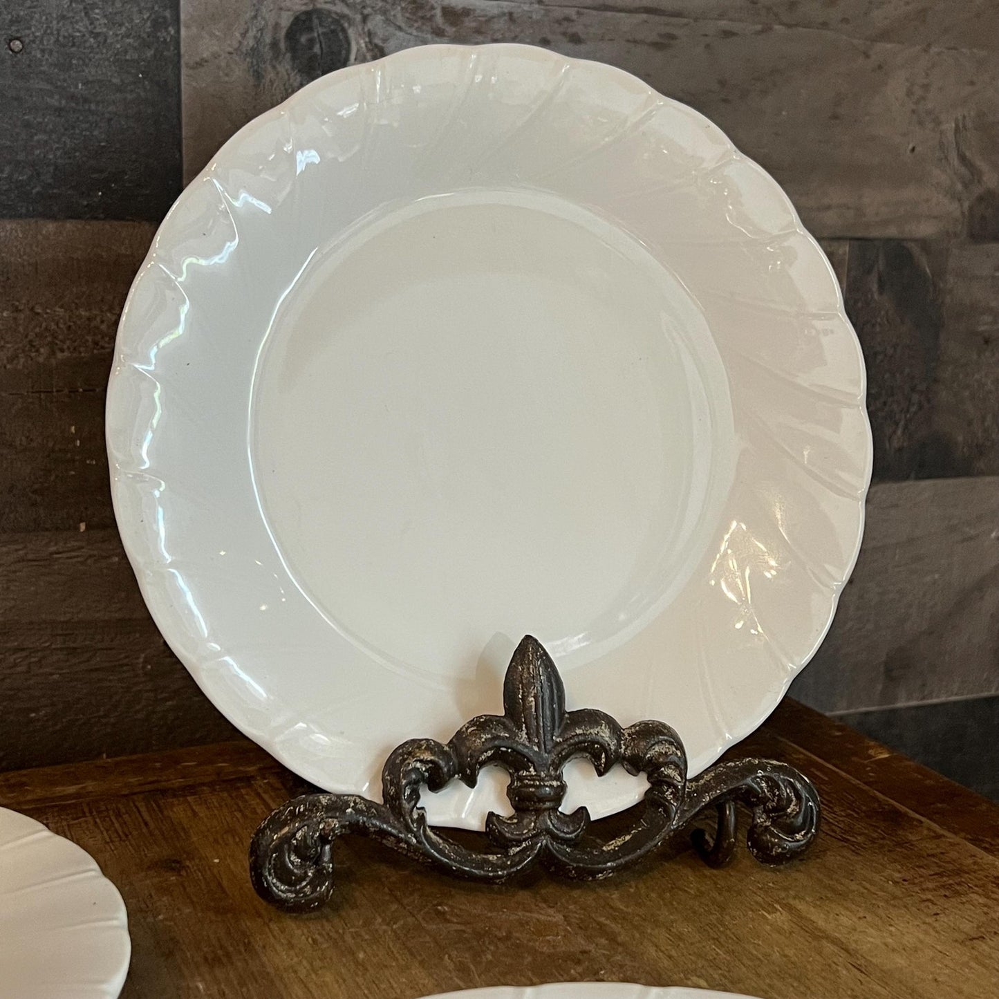 Sheffield Bone White China Small Plates - Set of 4