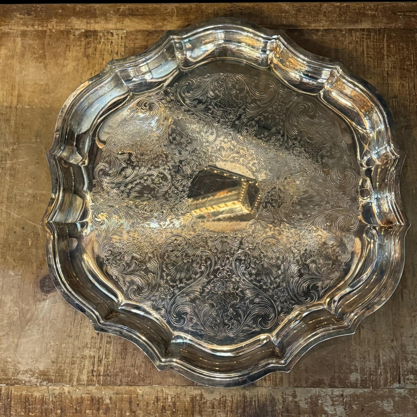 Vintage Oneida Silverplated Serving Tray