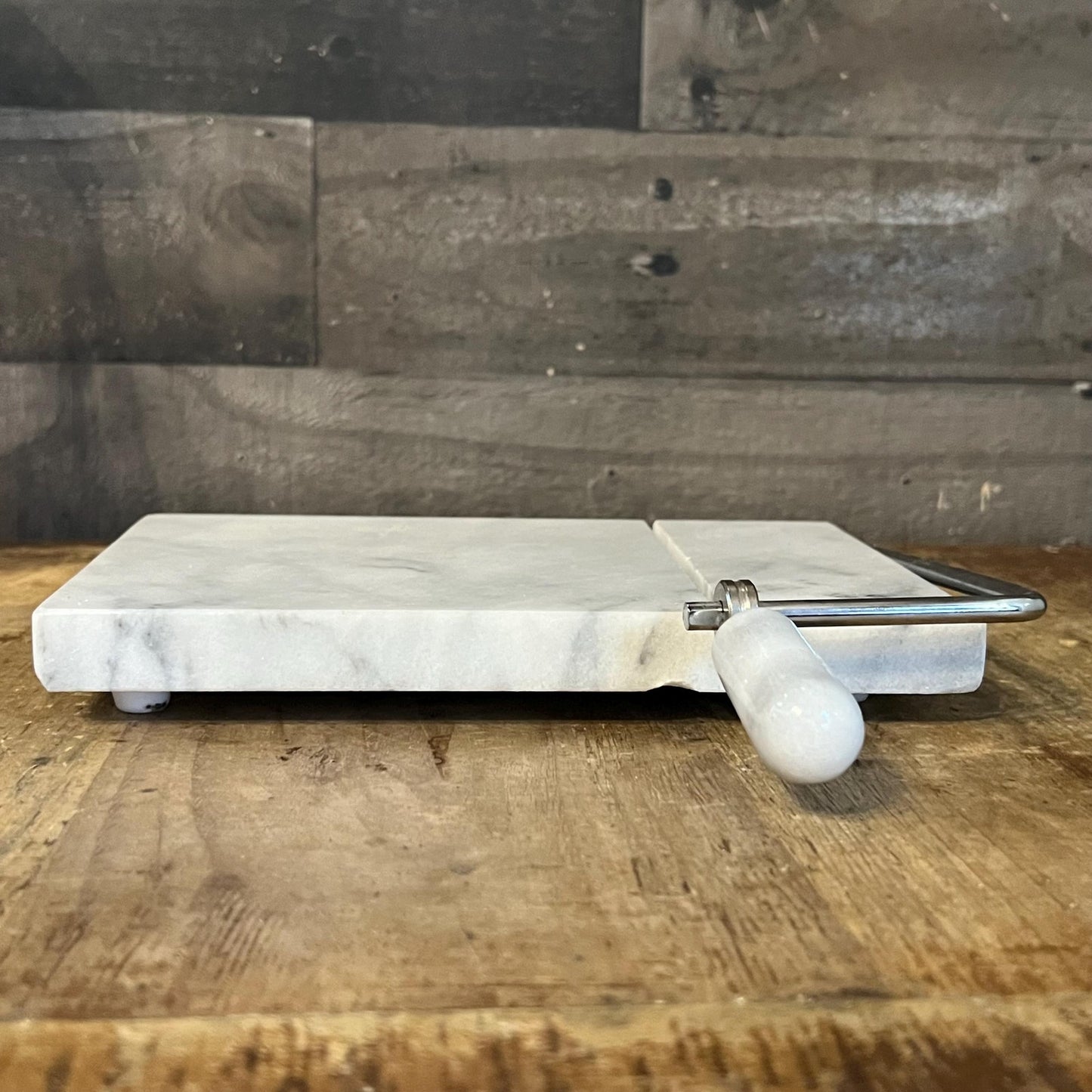 Marble Cheese Tray with Slicer