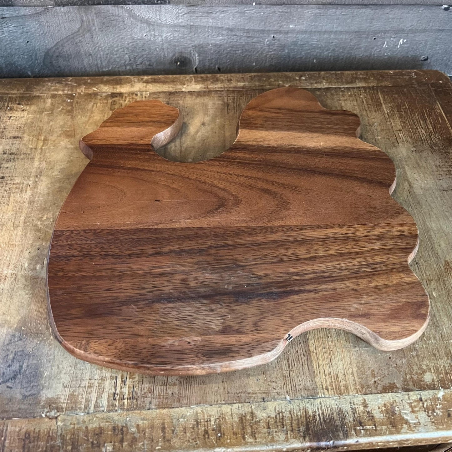 Paula Deen Pantryware Wooden Rooster Cutting Board - Wooden Chicken Serving Board
