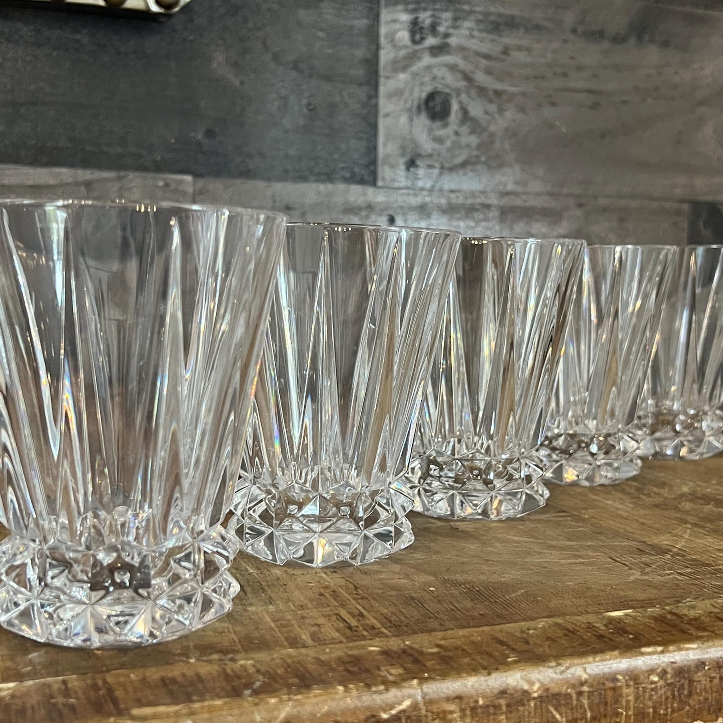 Rosenthal Blossom Double Old Fashioned Glasses - Set of 5