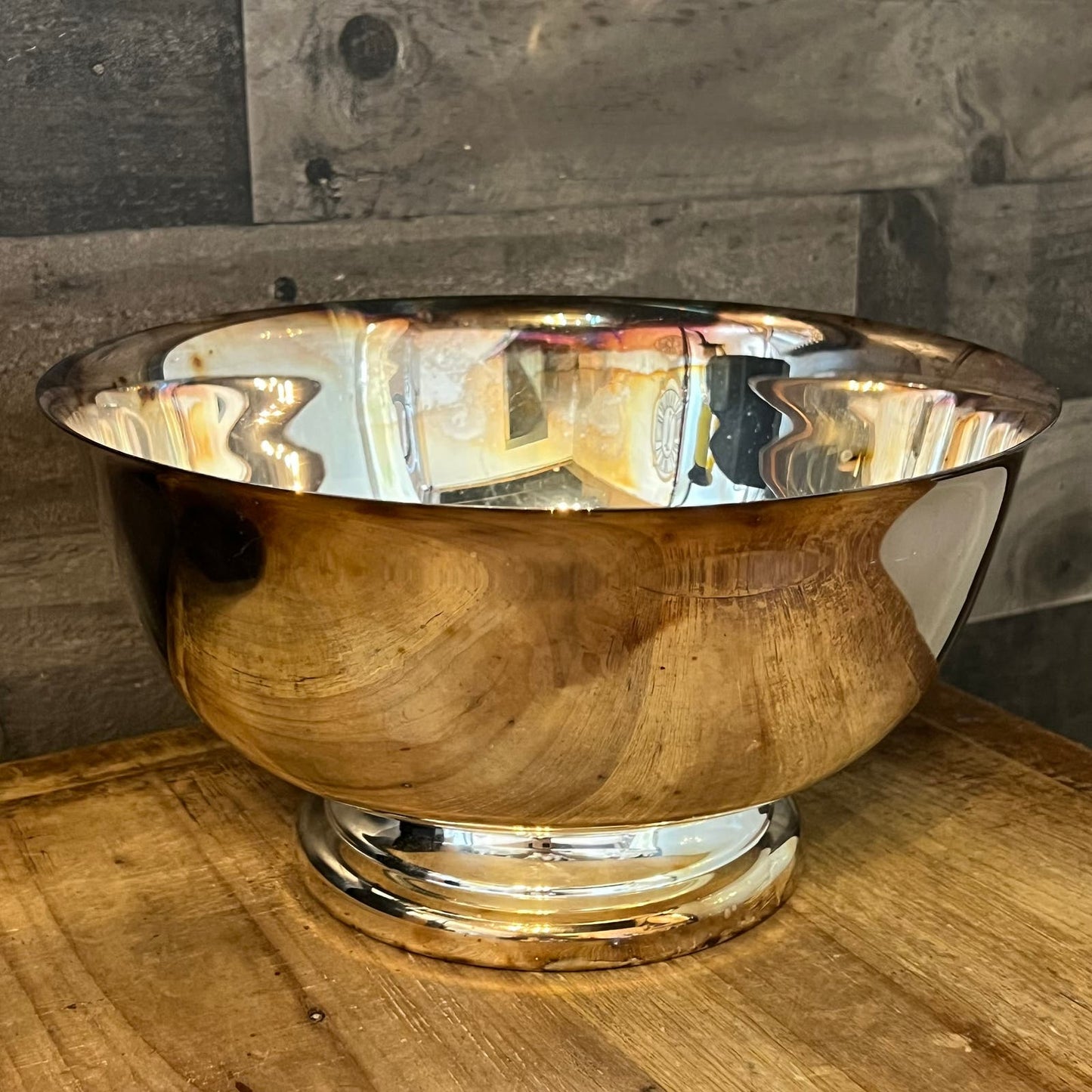 Vintage Large Sheridan Taunton Silversmiths Silverplated Bowl