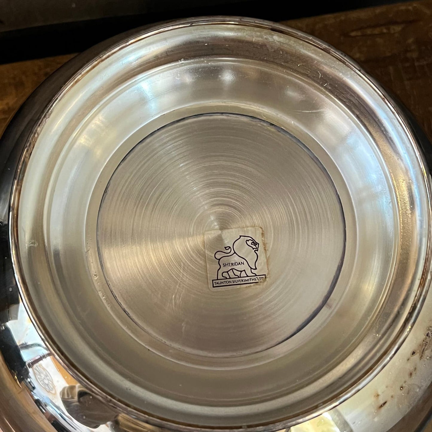 Vintage Large Sheridan Taunton Silversmiths Silverplated Bowl