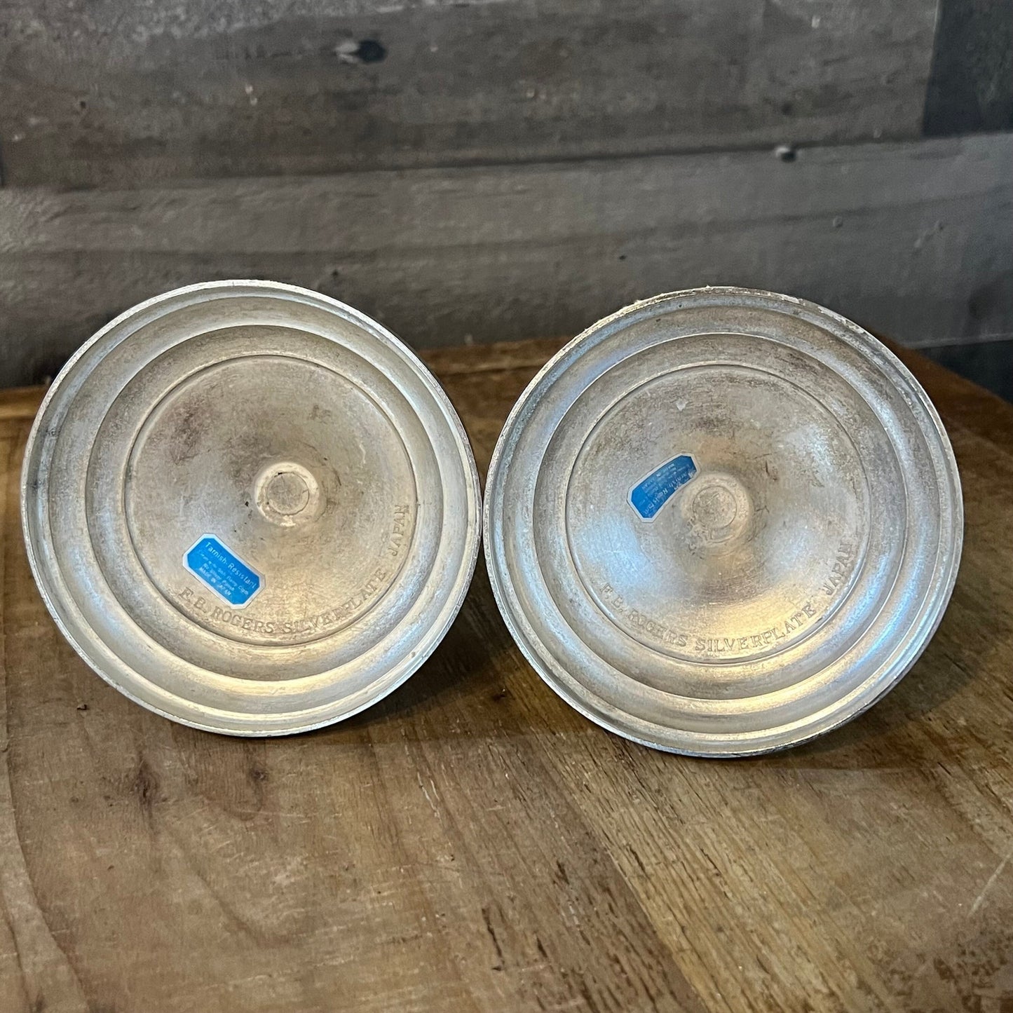 Vintage FB Rogers Silverplated Candlestick Holders - Pair
