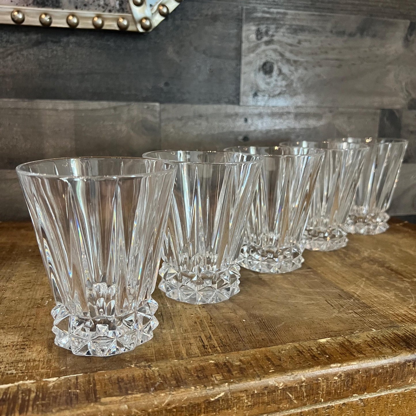 Rosenthal Blossom Double Old Fashioned Glasses - Set of 5