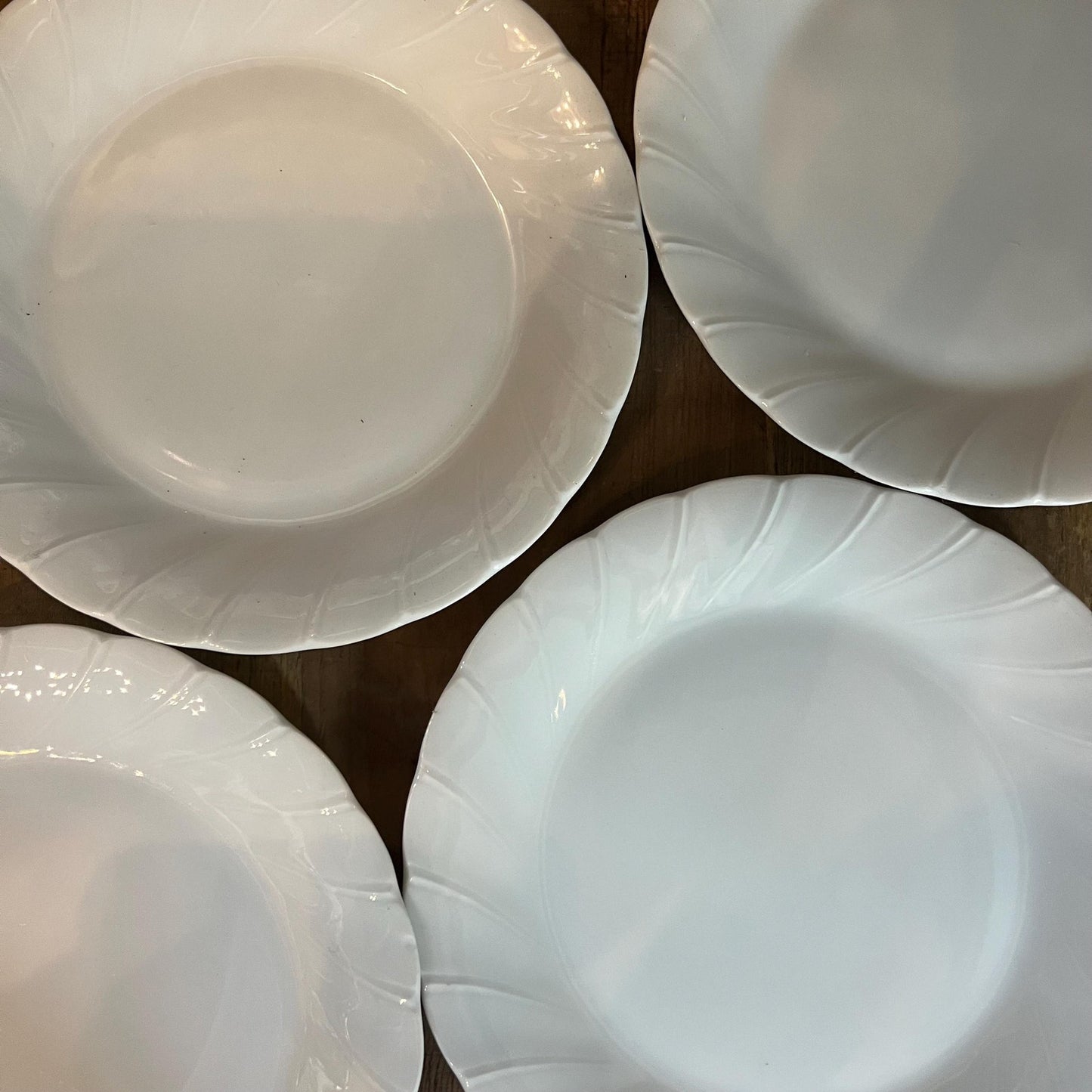 Sheffield Bone White China Small Plates - Set of 4