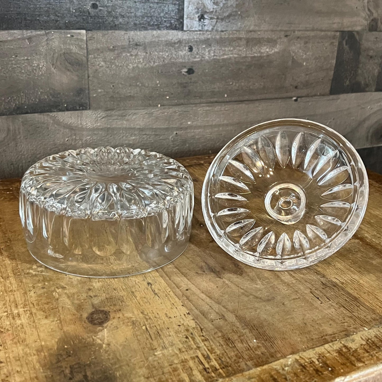 Gorham Crystal Lidded Candy Dish