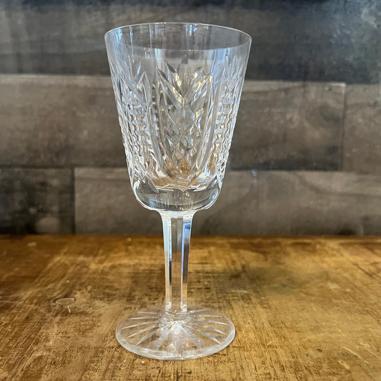 Waterford Crystal Clare Cut White Wine Glasses - Set of 7
