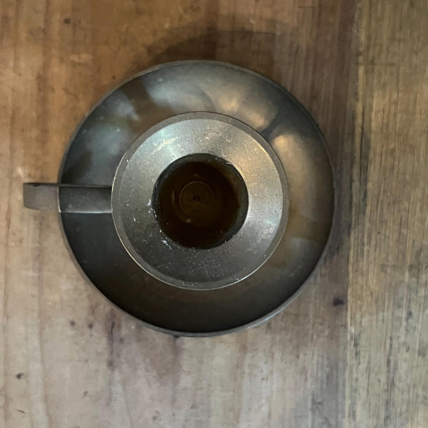 Vintage Brass Chamberstick Candlestick Holder