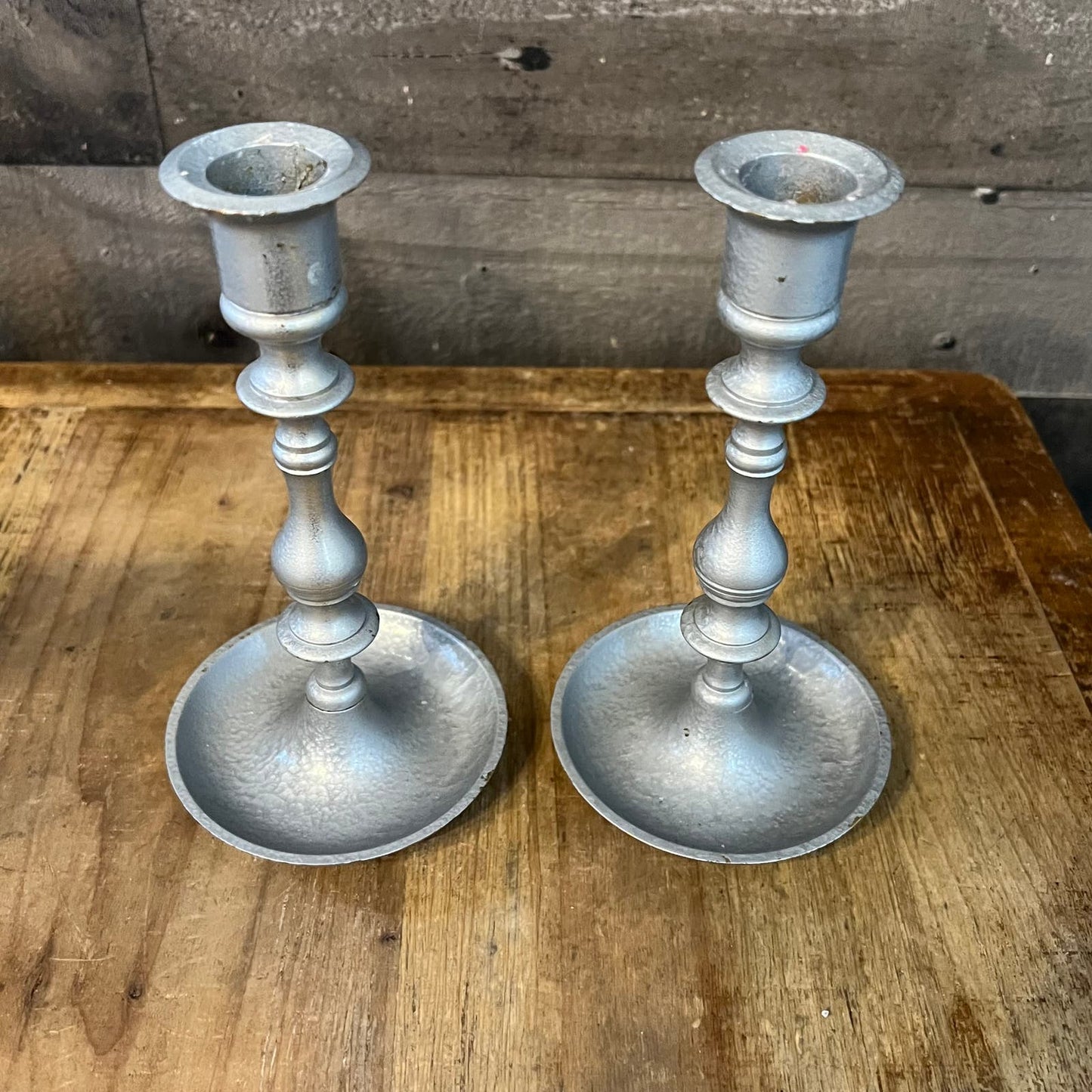 Vintage Pair of Candlestick Holders