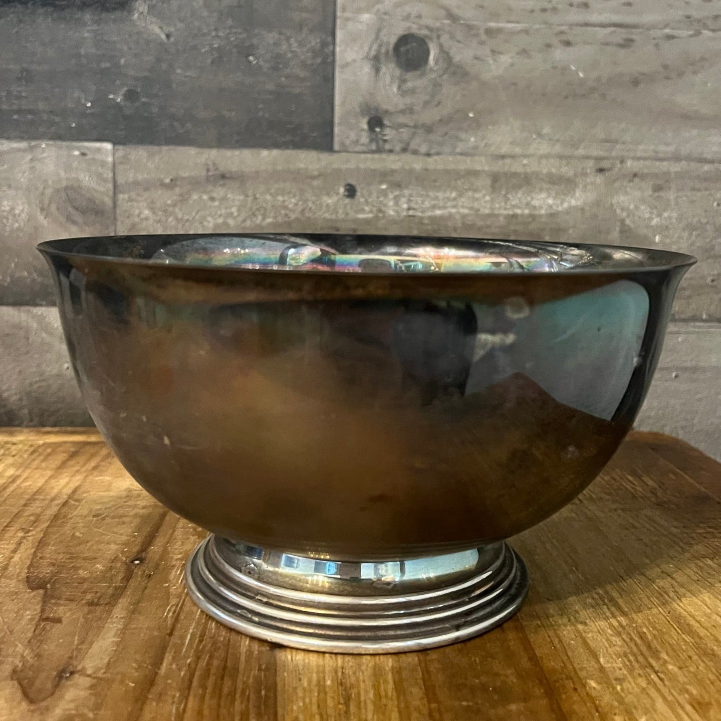 Vintage Silverplated Footed Pedestal Bowl