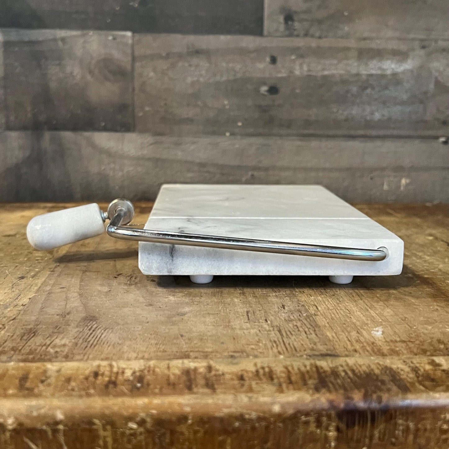 Marble Cheese Tray with Slicer