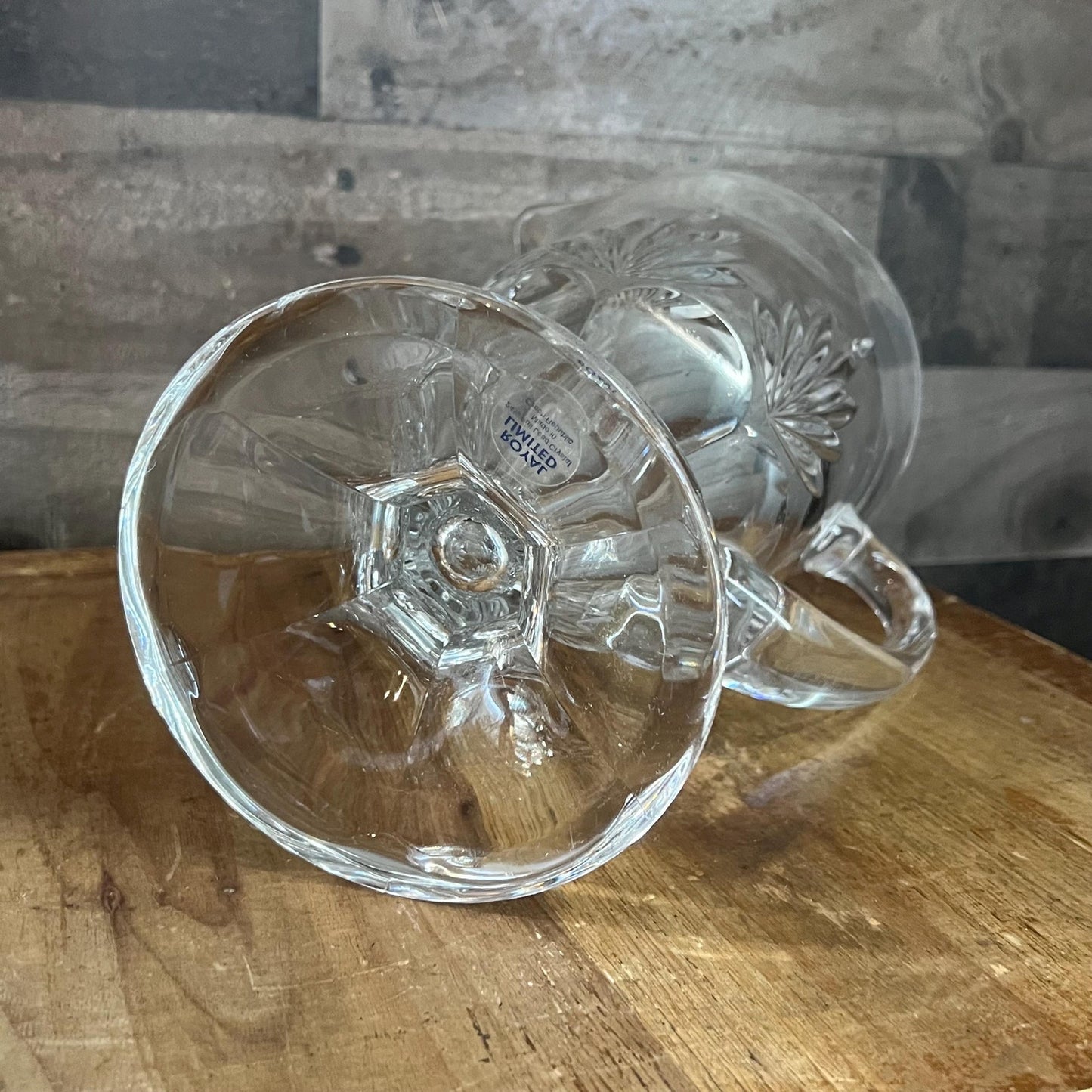 Royal Limited Crystal Footed Pitcher