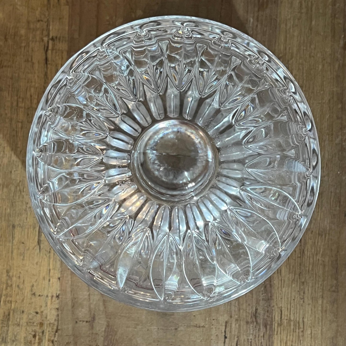 Gorham Crystal Lidded Candy Dish