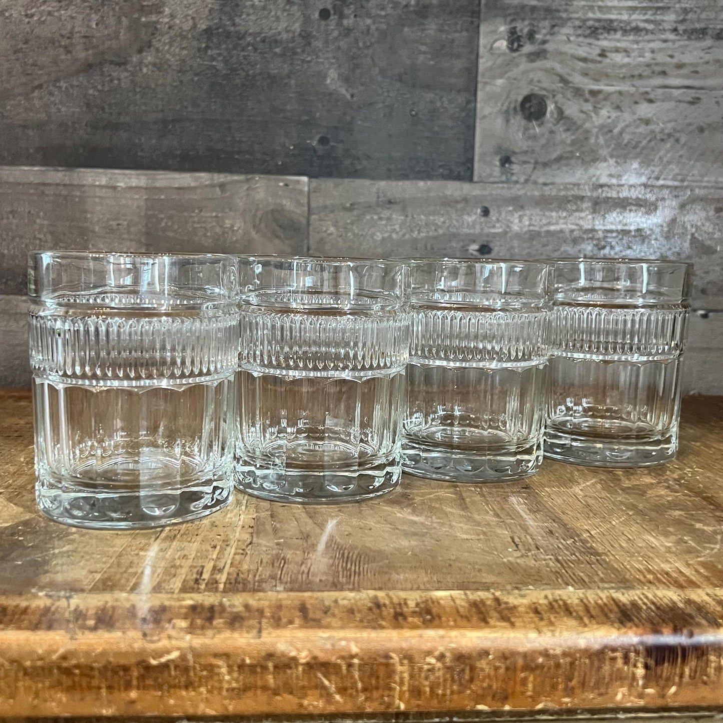 Anchor Hocking Annapolis Double Old Fashioned Rocks Glasses - Set of 4
