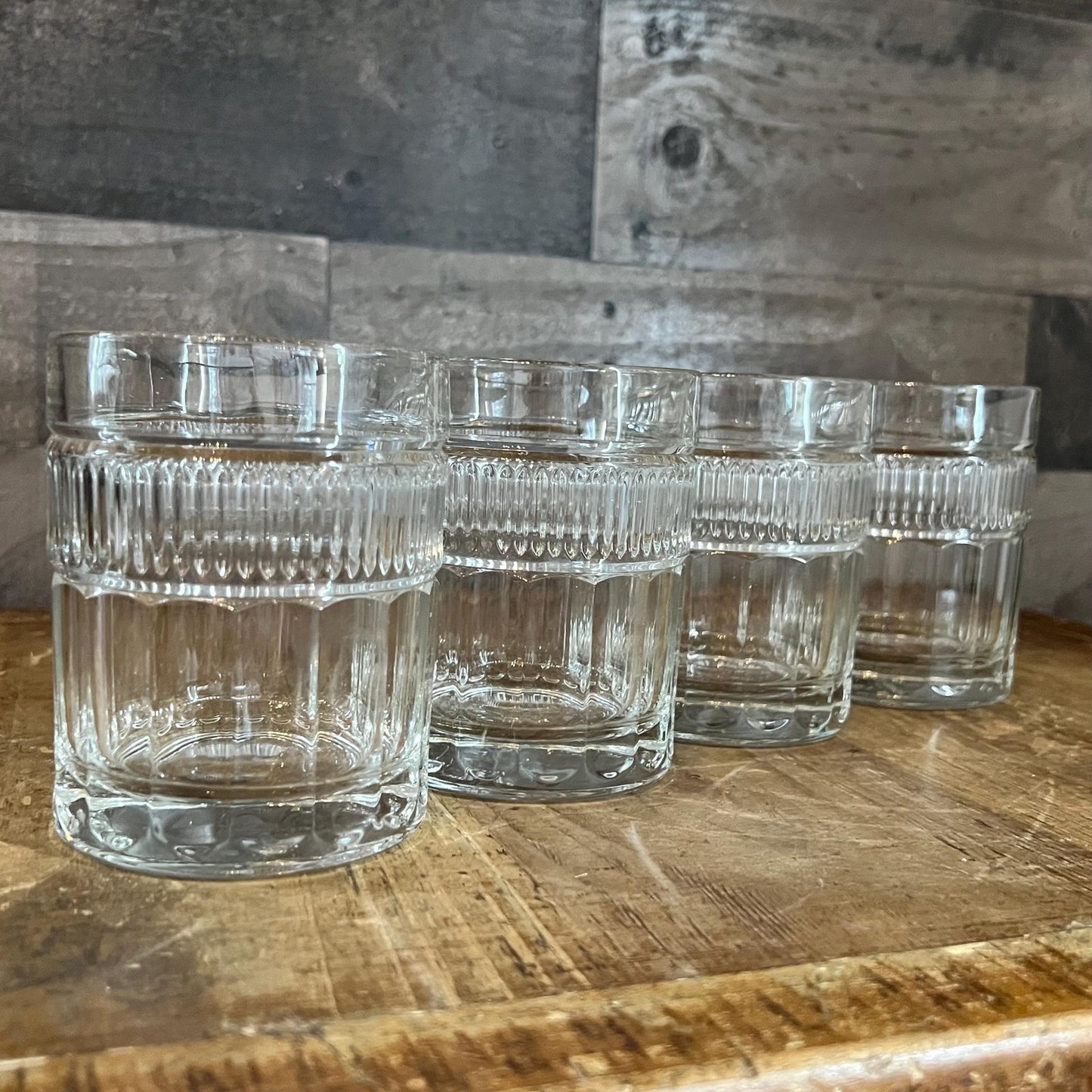 Anchor Hocking Annapolis Double Old Fashioned Rocks Glasses - Set of 4