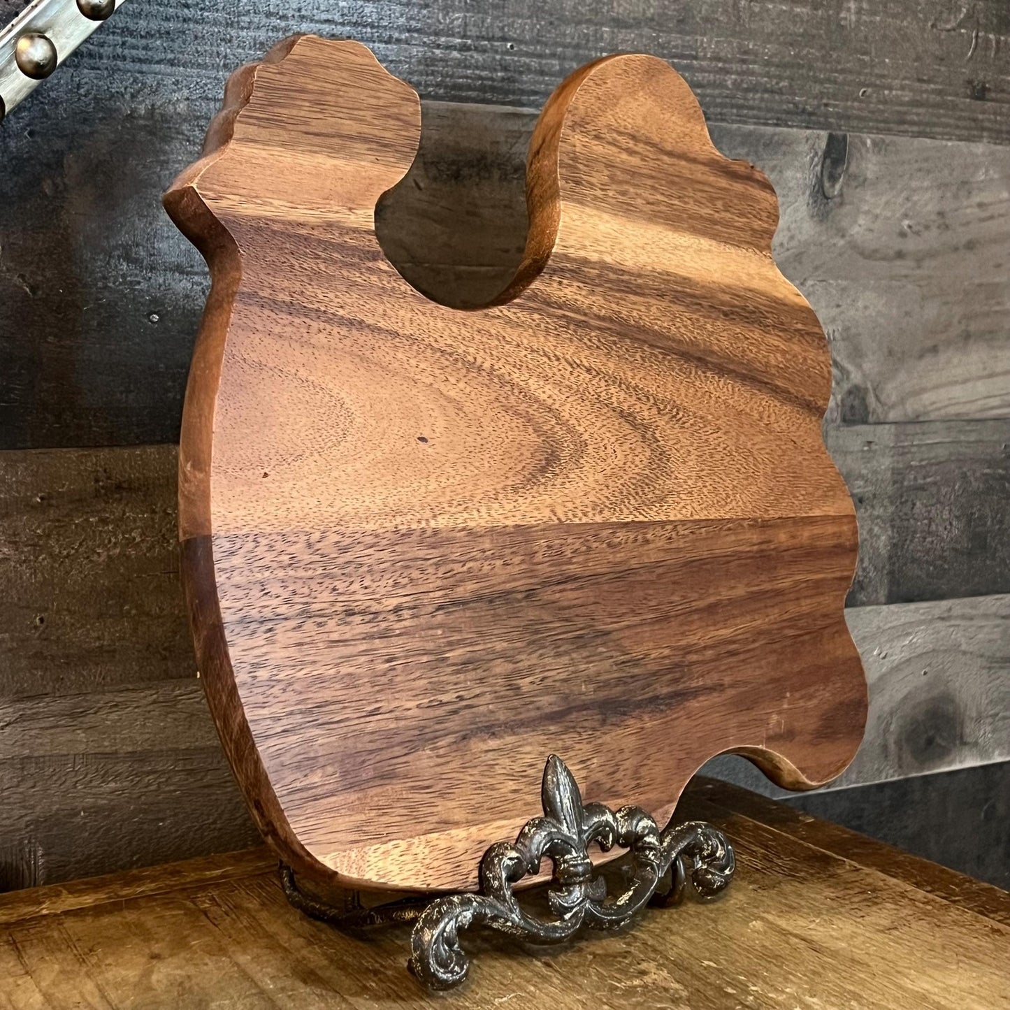 Paula Deen Pantryware Wooden Rooster Cutting Board - Wooden Chicken Serving Board