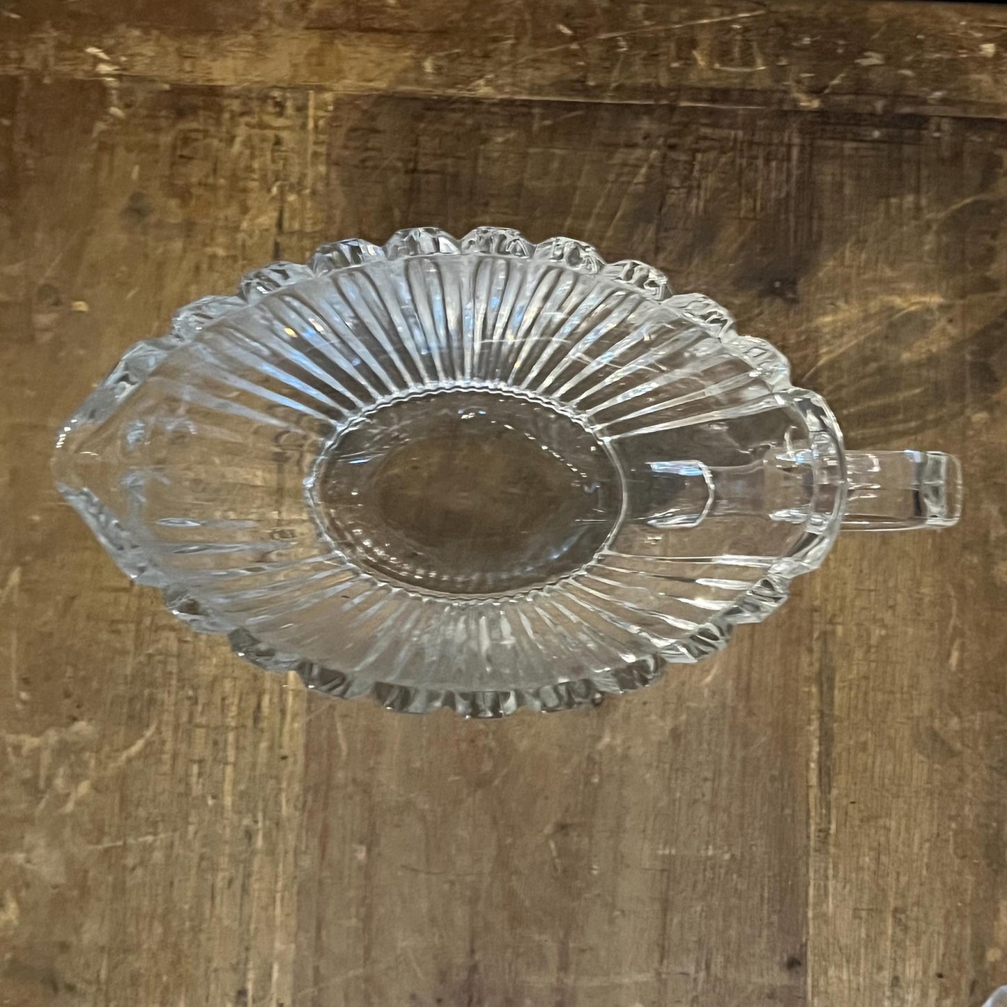 Mikasa Crystal Royal Suite Gravy Boat - Sauce Boat