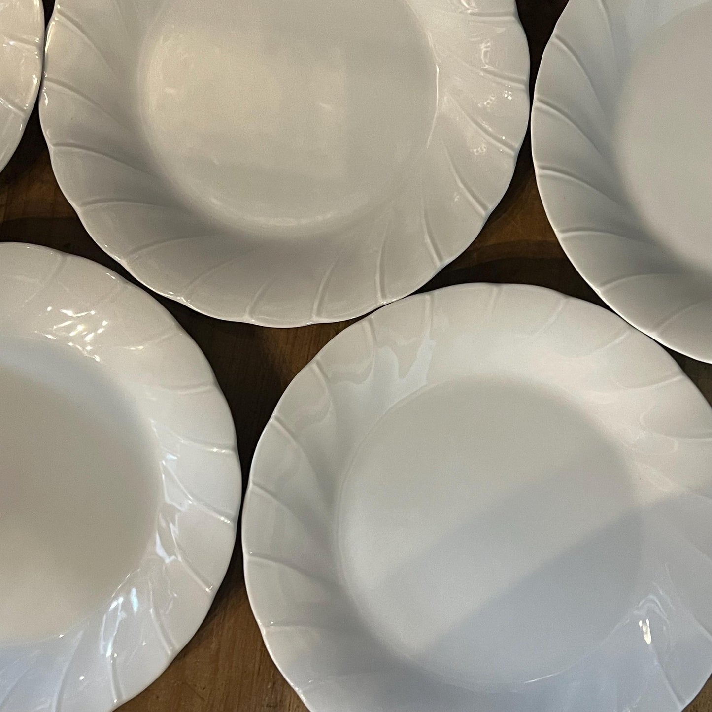 Sheffield Bone White China Bread and Butter Plates - Set of 5