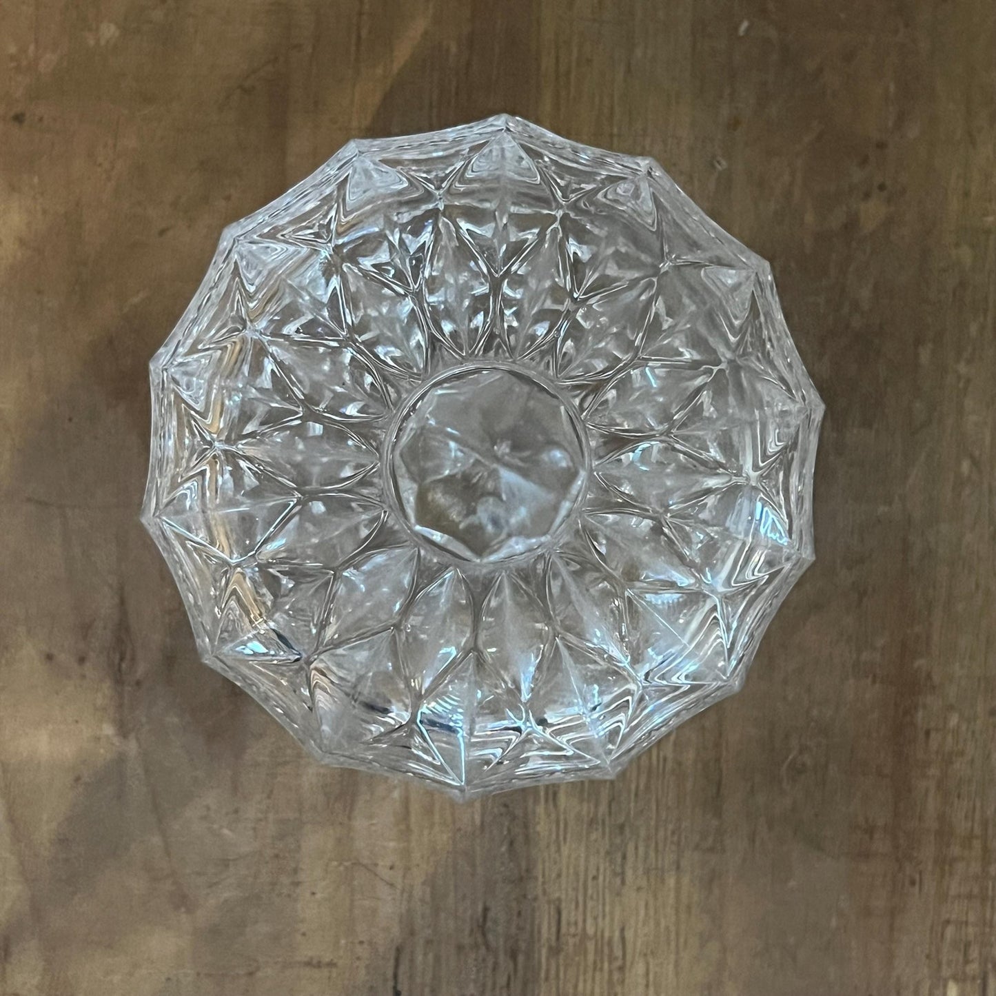 Vintage Crystal Lidded Trinket Dish