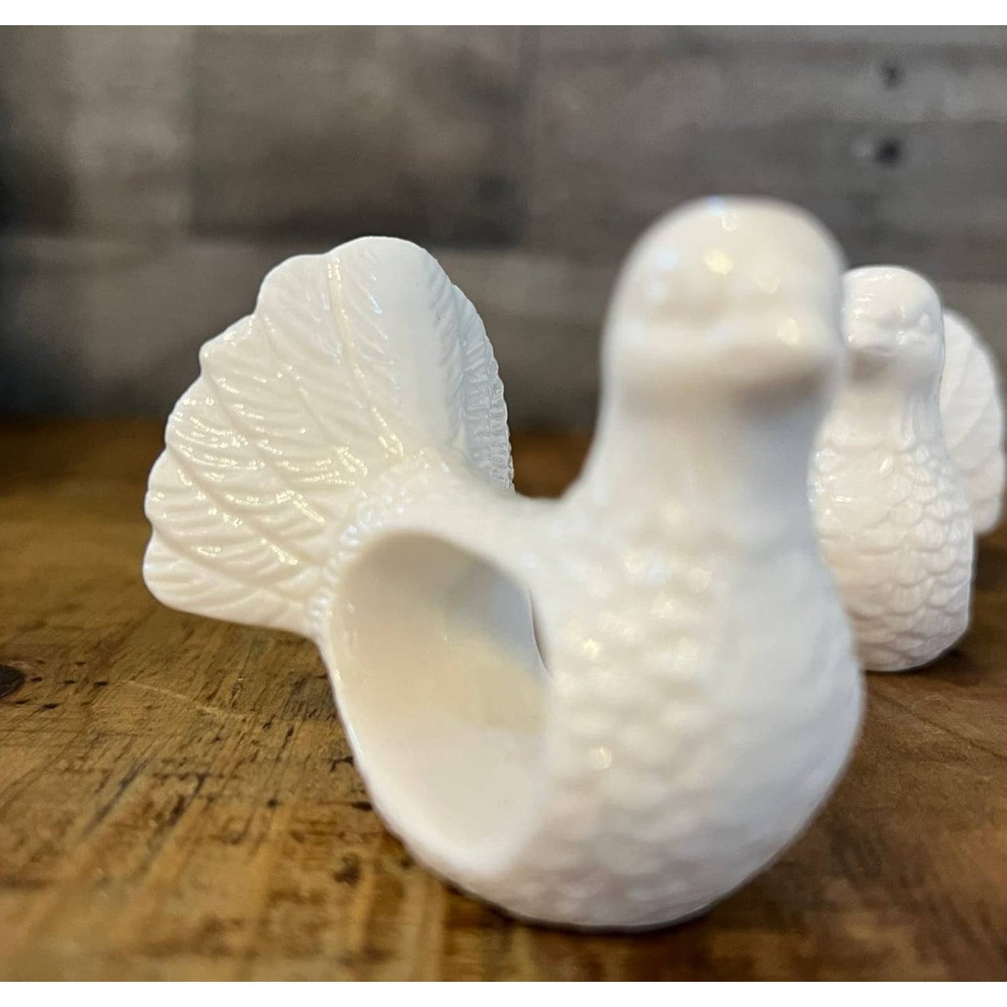 Stafford white porcelain bird napkin holders - set of 8
