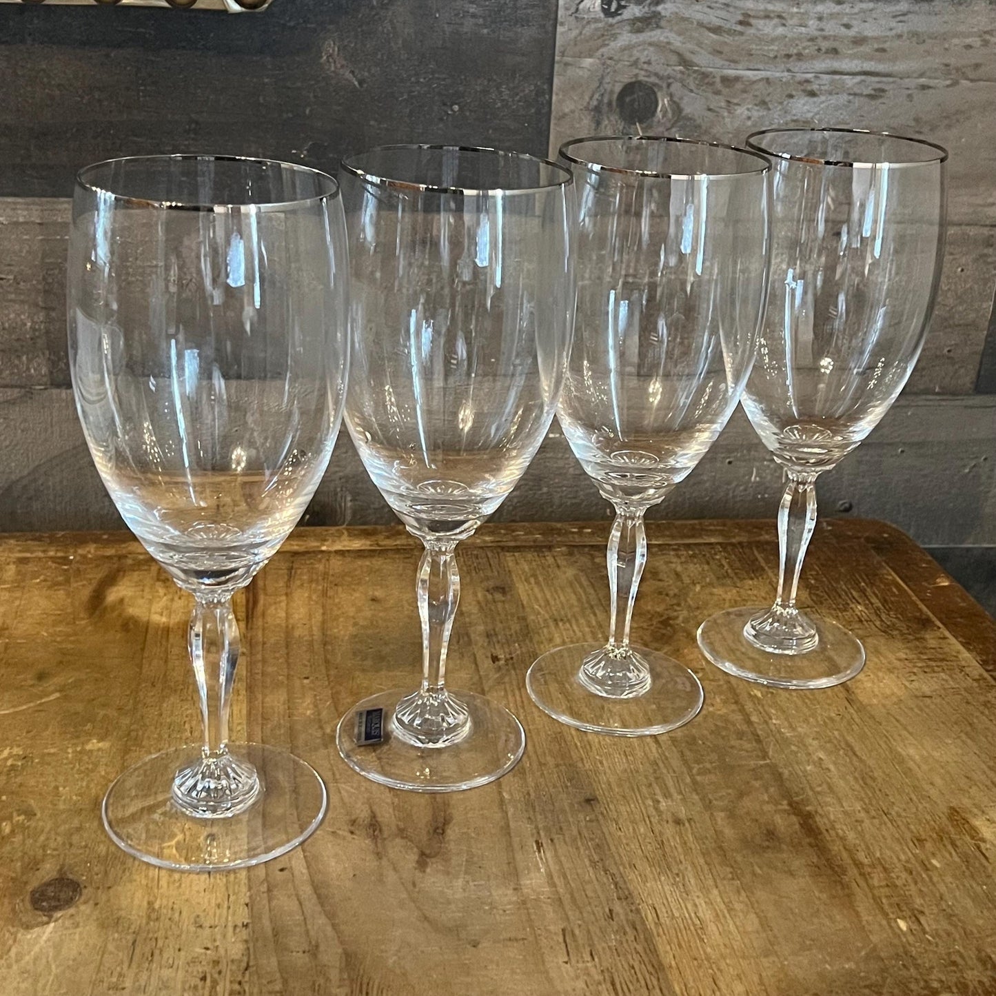 Marquis by Waterford Crystal Allegra Platinum Iced Tea Glasses - Set of 4