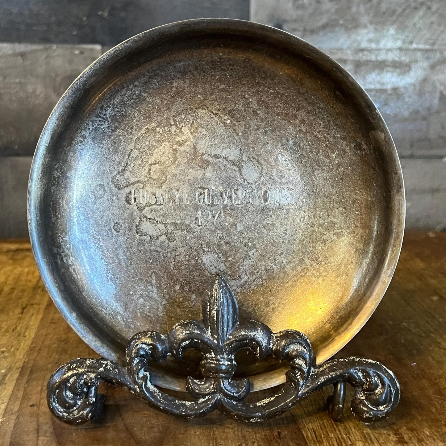 Vintage Oneida Silversmiths Silverplated Trophy Bowl - Buckeye Culvert Open 1975