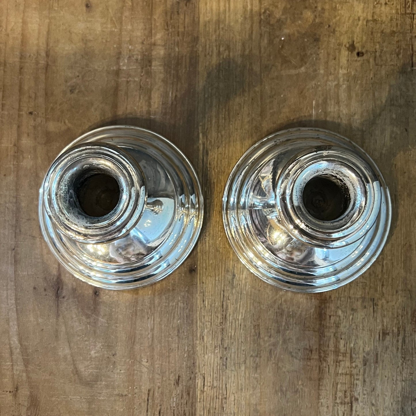 Vintage FB Rogers Silverplated Candlestick Holders - Pair