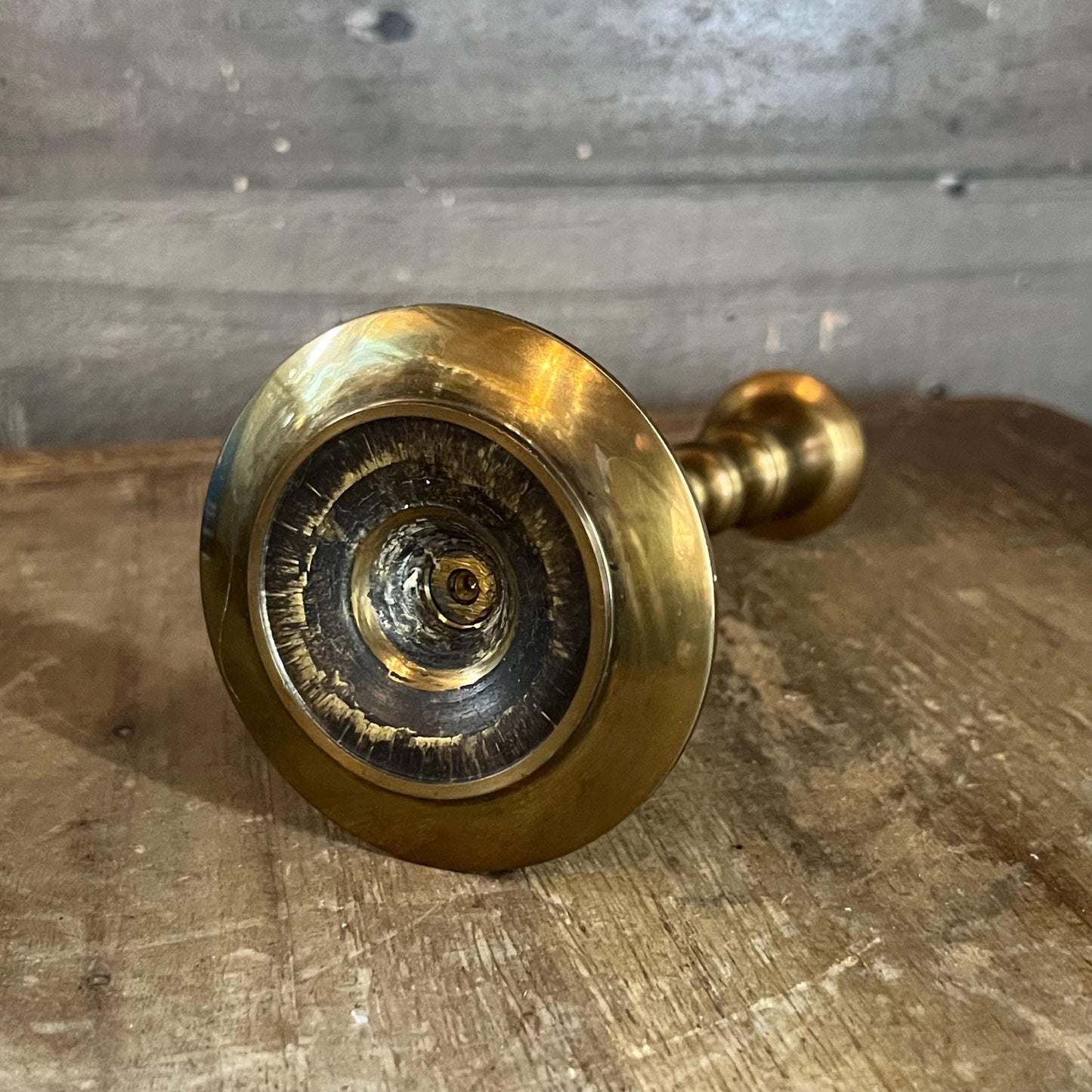 Vintage Brass Candlestick Holder