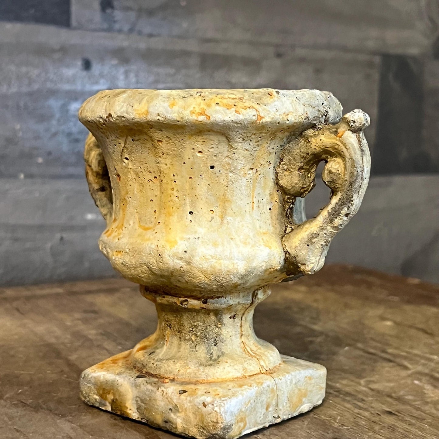 Petite Concrete Handled Urn
