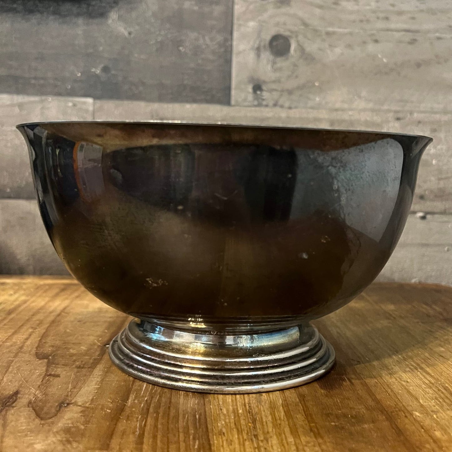 Vintage Silverplated Footed Pedestal Bowl