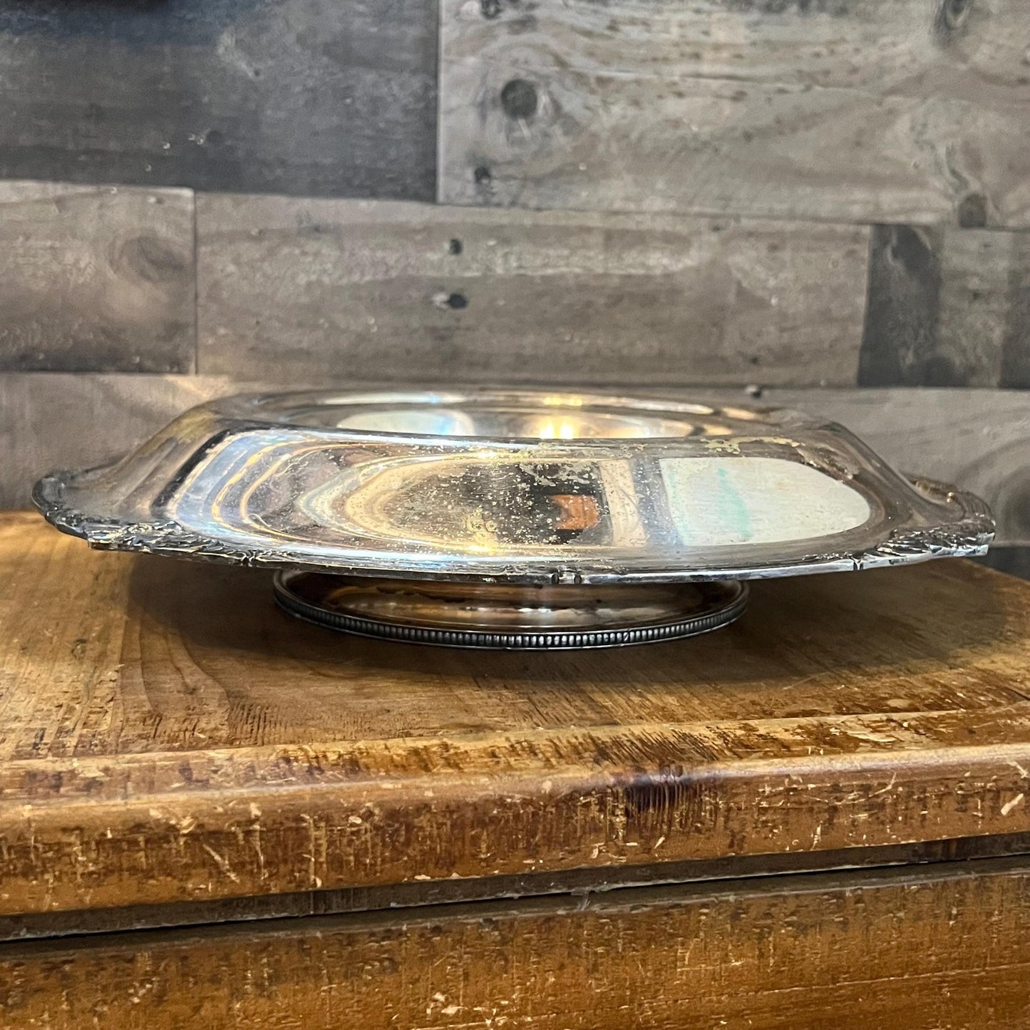 Vintage 1847 Rogers Bros Marquise Silverplated Large Bowl