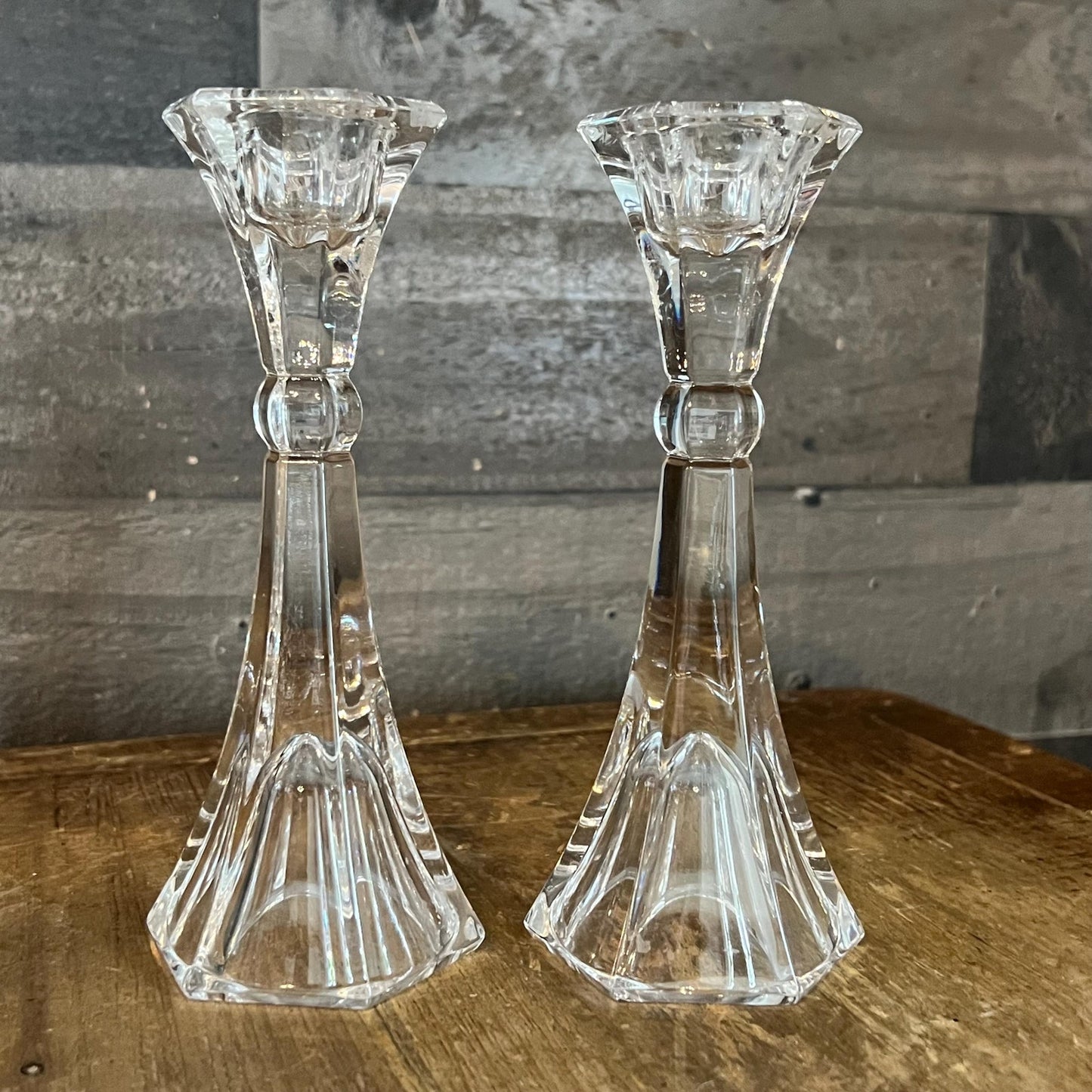 Marquis by Waterford Crystal Candlestick Holders - Pair