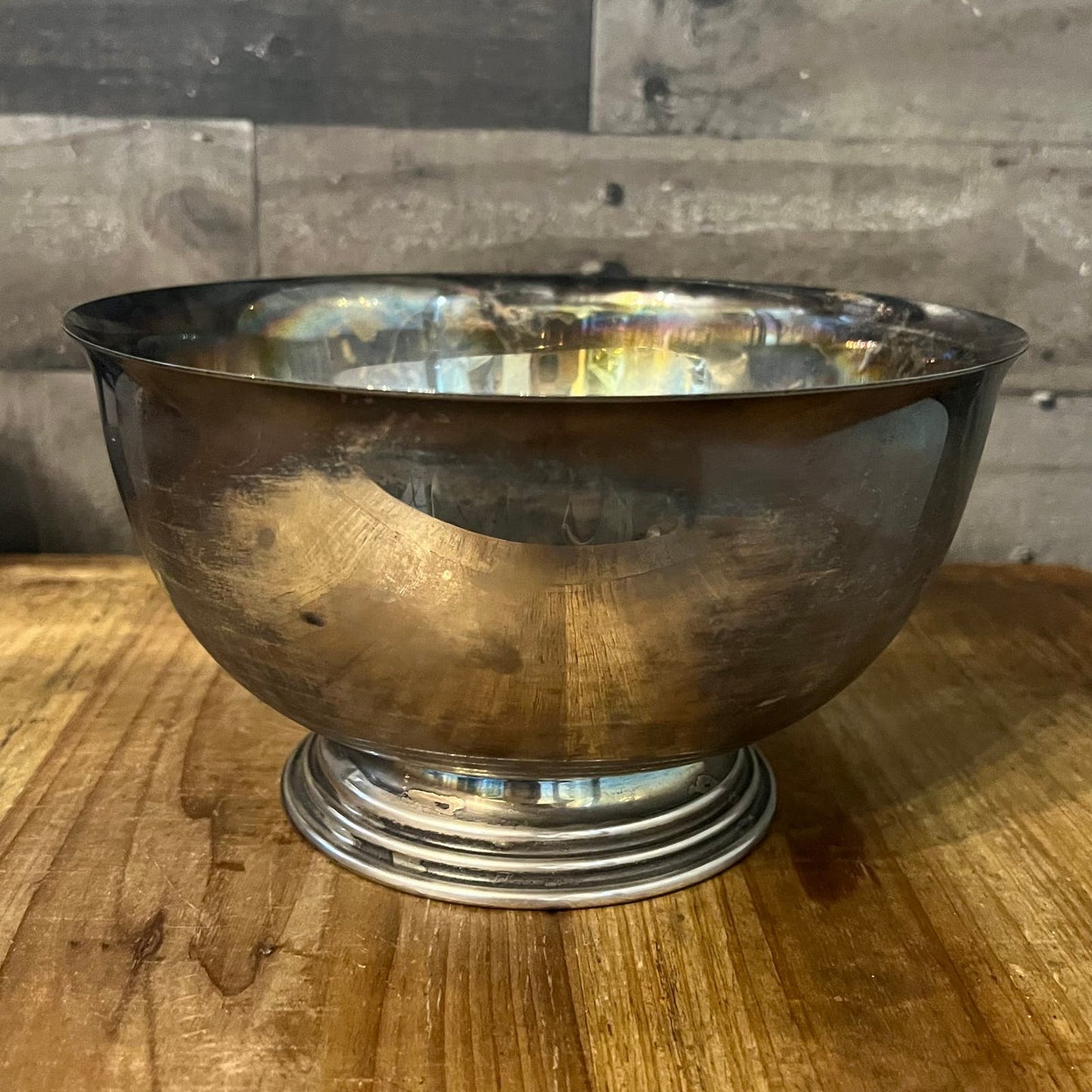 Vintage Silverplated Footed Pedestal Bowl