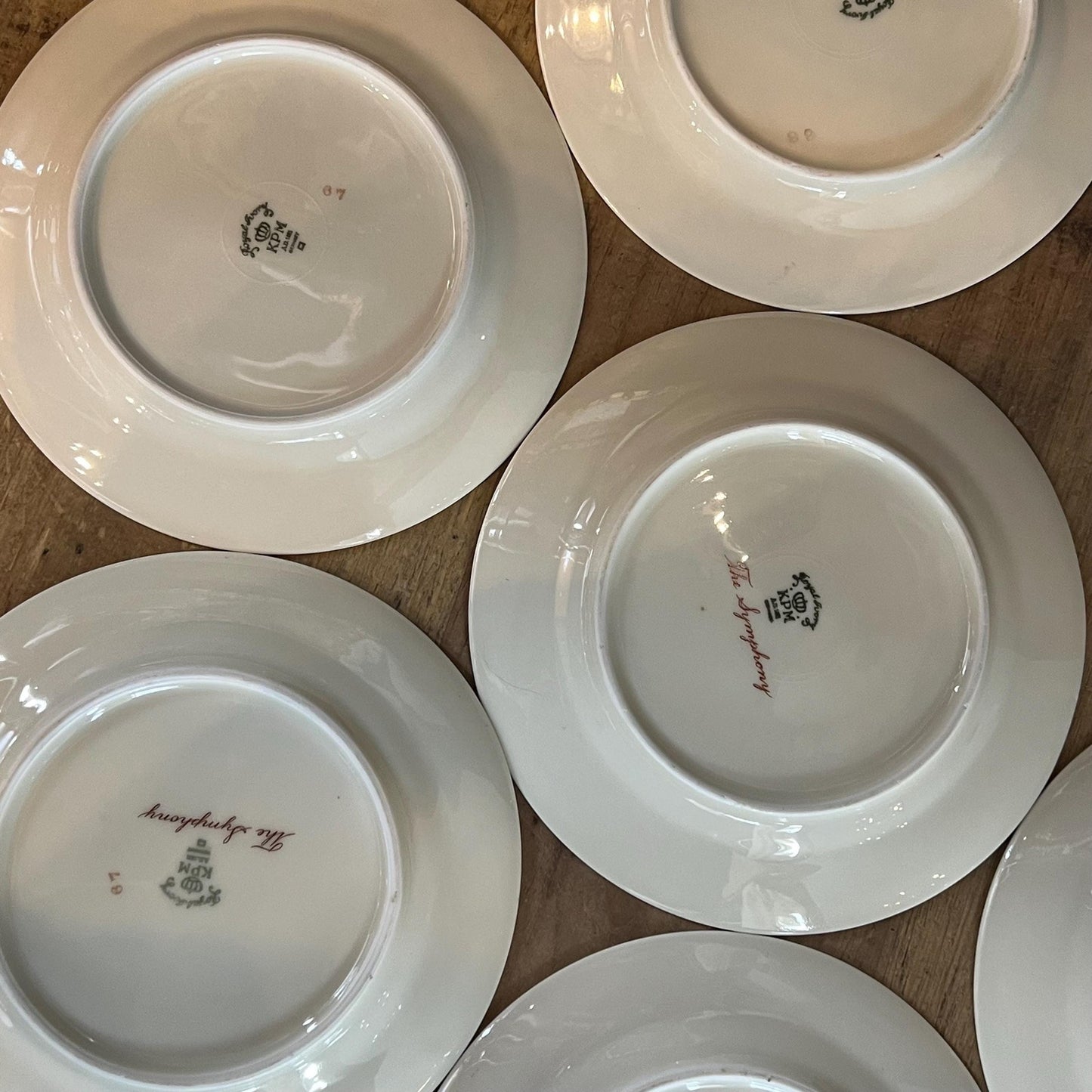 Royal Ivory The Symphony Bread and Butter Plates - Set of 7