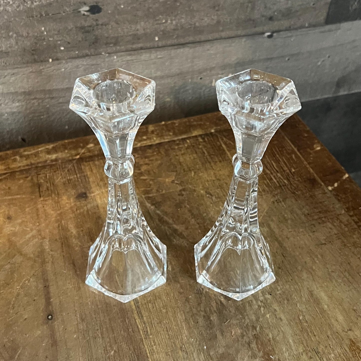 Marquis by Waterford Crystal Candlestick Holders - Pair