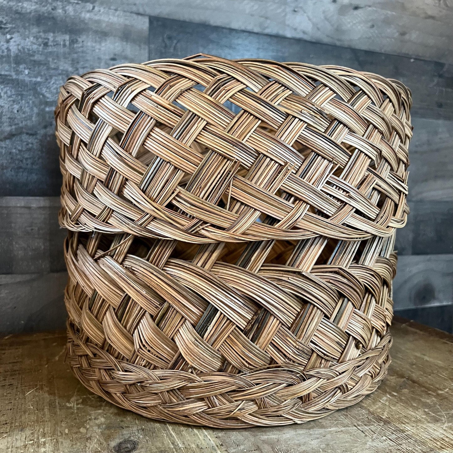 Vintage Woven Basket