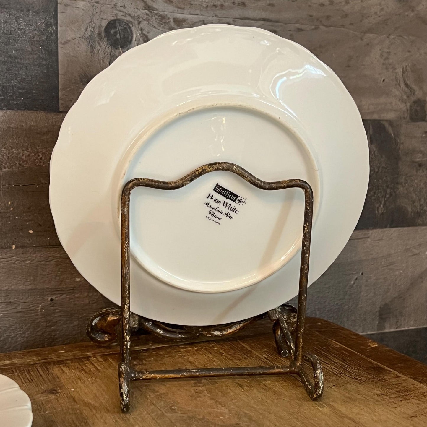 Sheffield Bone White China Small Plates - Set of 4