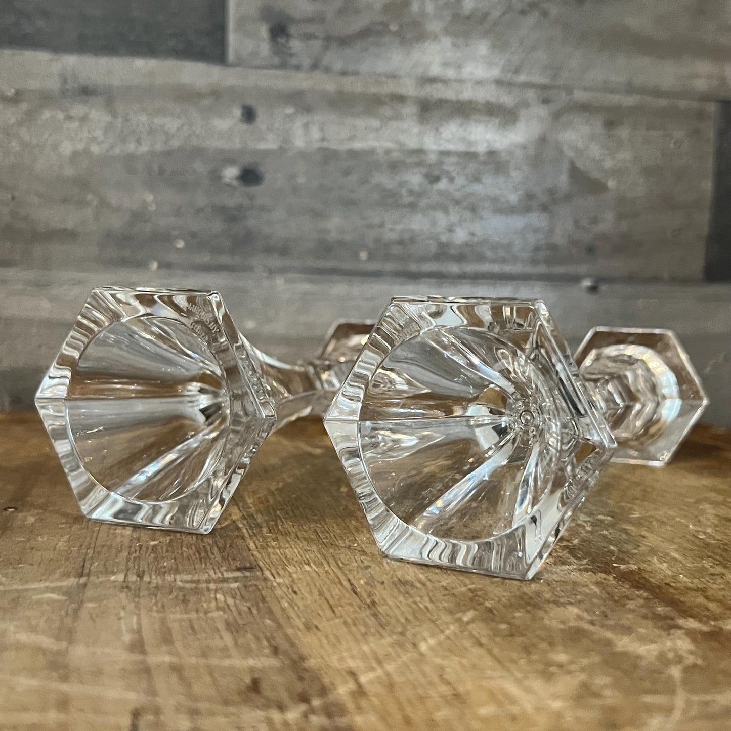 Marquis by Waterford Crystal Candlestick Holders - Pair