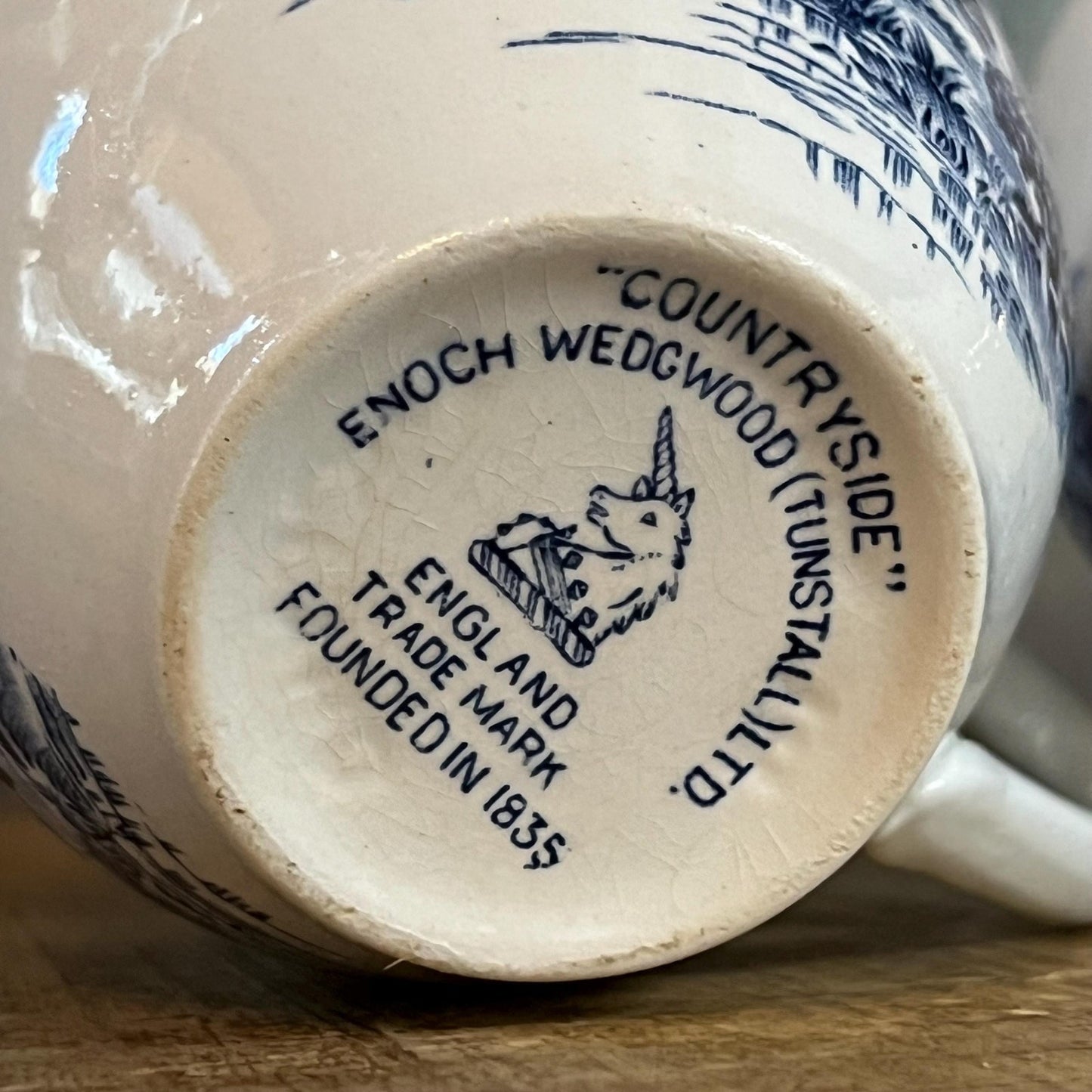 Vintage Wedgewood Countryside Teacups - Set of 4