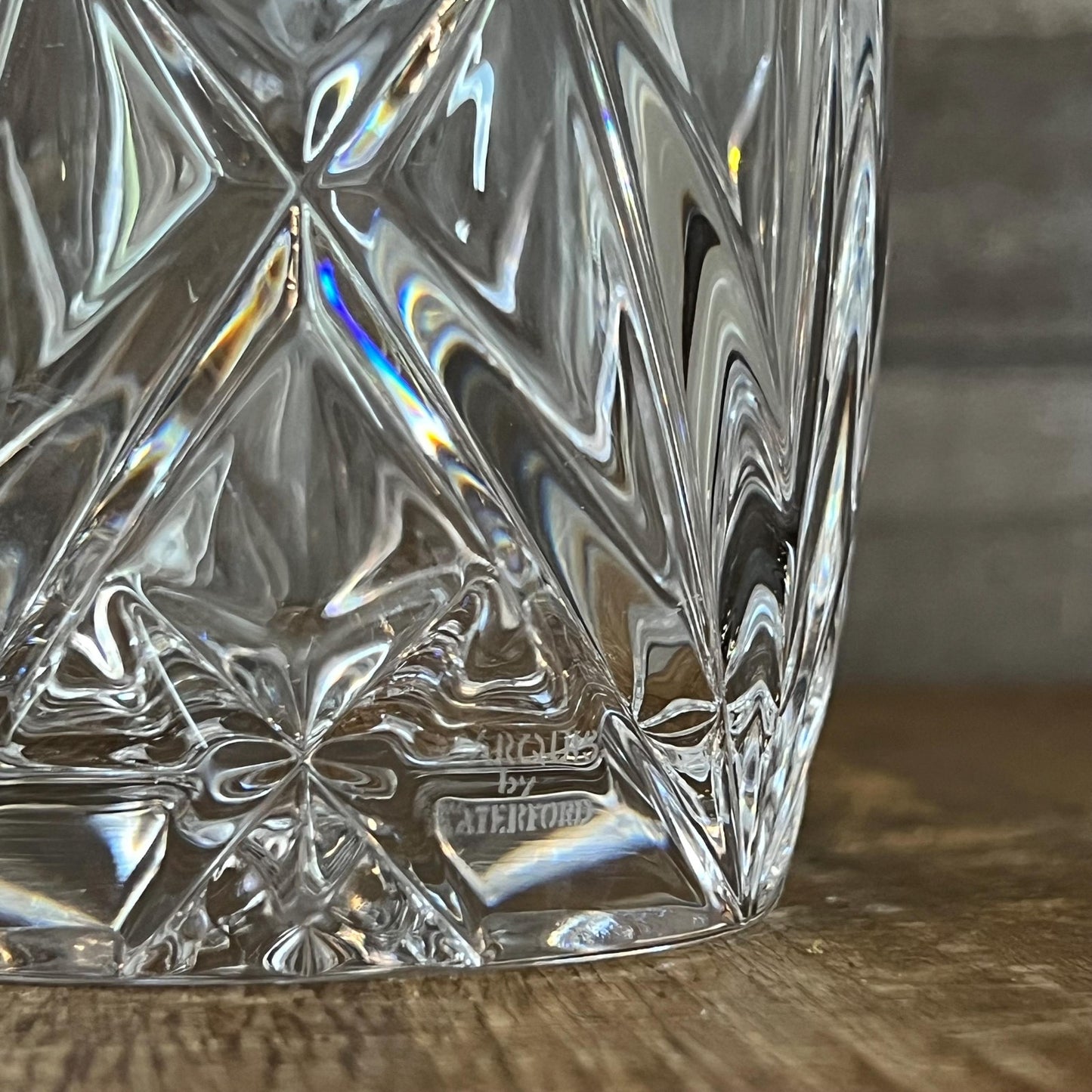 Waterford Crystal Brookside Oversized Double Old Fashioned Glasses - Pair