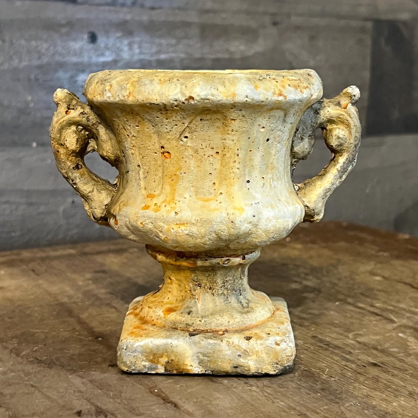 Petite Concrete Handled Urn