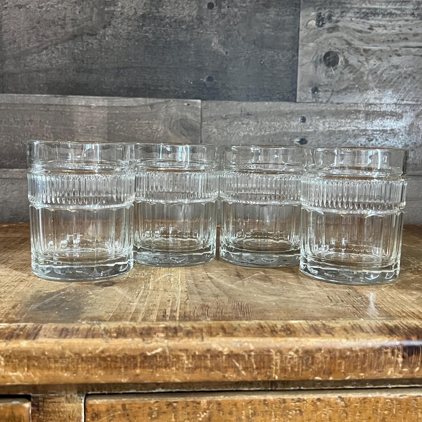 Anchor Hocking Annapolis Double Old Fashioned Rocks Glasses - Set of 4