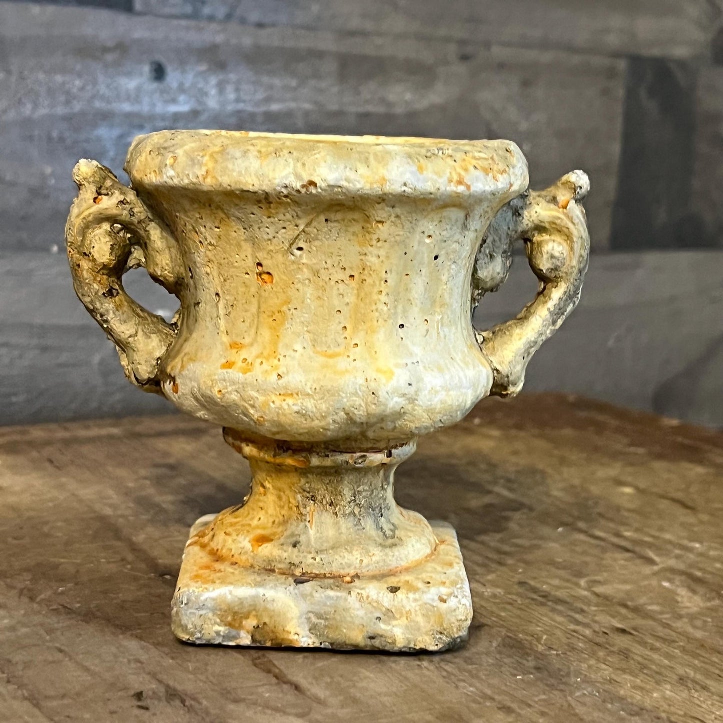 Petite Concrete Handled Urn
